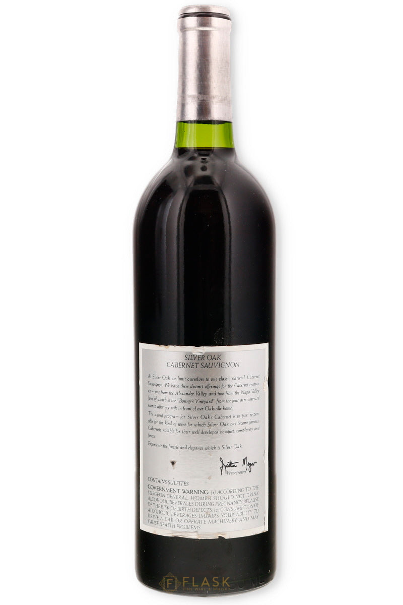 Silver Oak Napa Valley Cabernet Sauvignon 1987