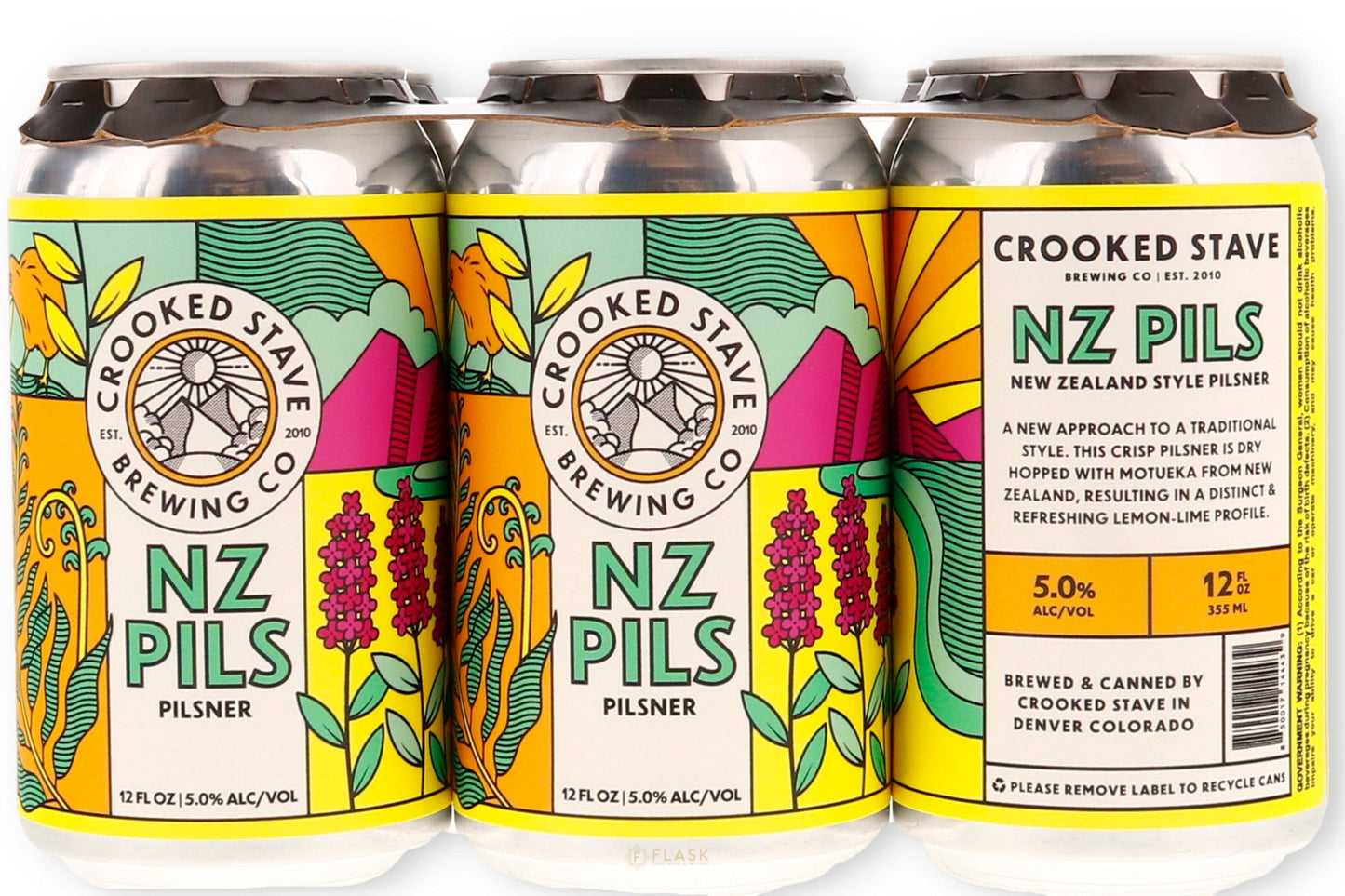 Crooked Stave NZ Pilsner 6pk can