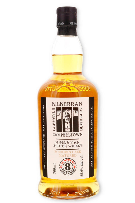 Kilkerran Bourbon Cask Matured Cask Strength 8 Year Old Single Malt 2024 Edition 55.6%
