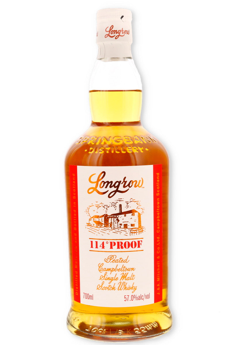 Longrow Cask Strength Peated Campletown Single Malt Scotch 114 proof 2025