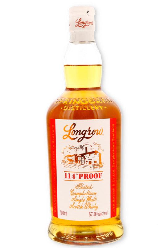 Longrow Cask Strength Peated Campletown Single Malt Scotch 114 proof 2025