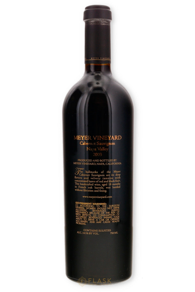 Meyer Vineyard Cabernet Sauvignon Sauvignon Napa Valley 2003