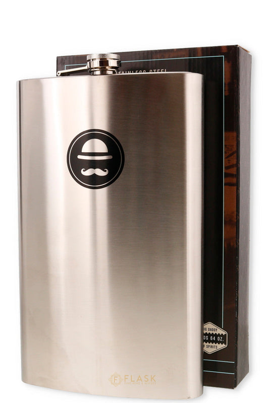 Ross and Rye 64oz Stainless Steel Party Flask