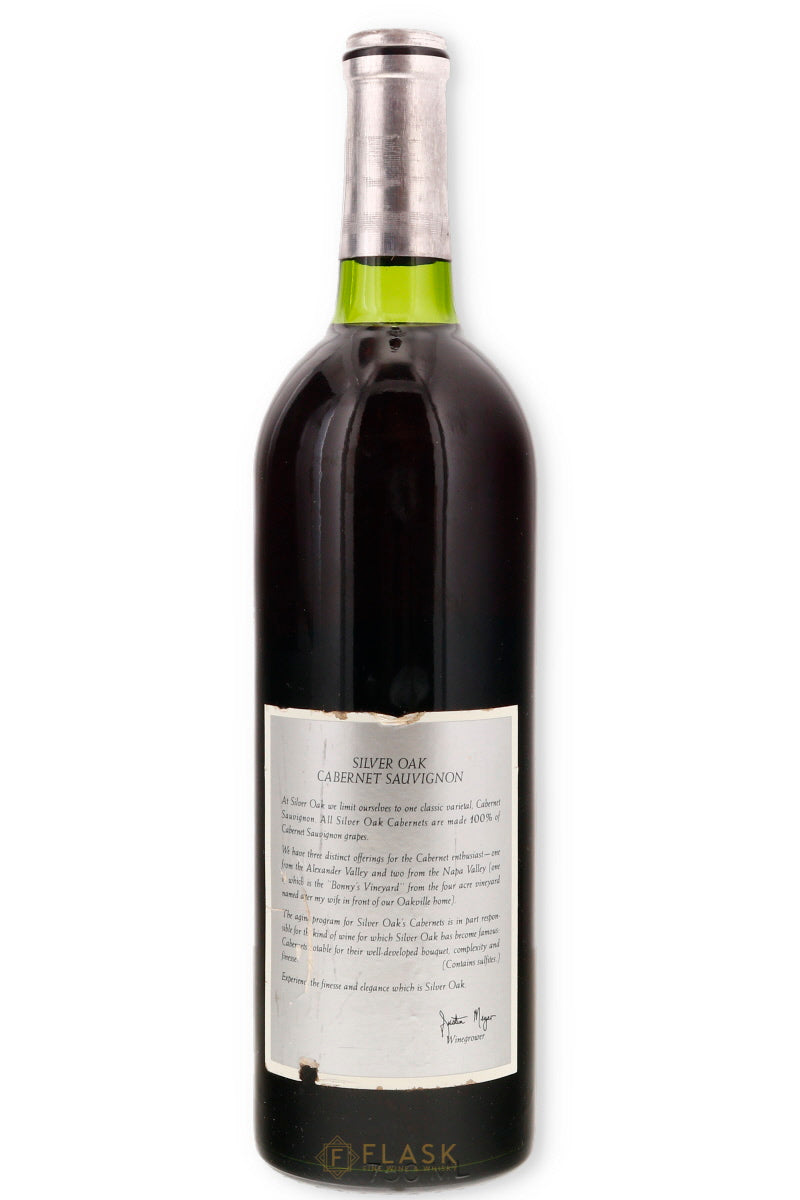 Silver Oak Alexander Valley Cabernet Sauvignon 1986
