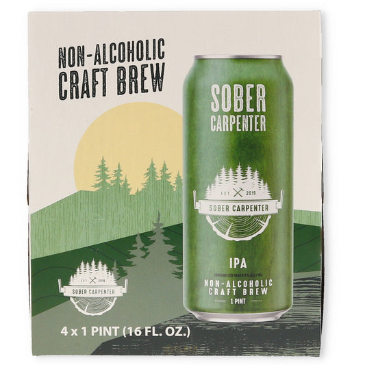 Sober Carpenter NA IPA 4pk 16oz cans