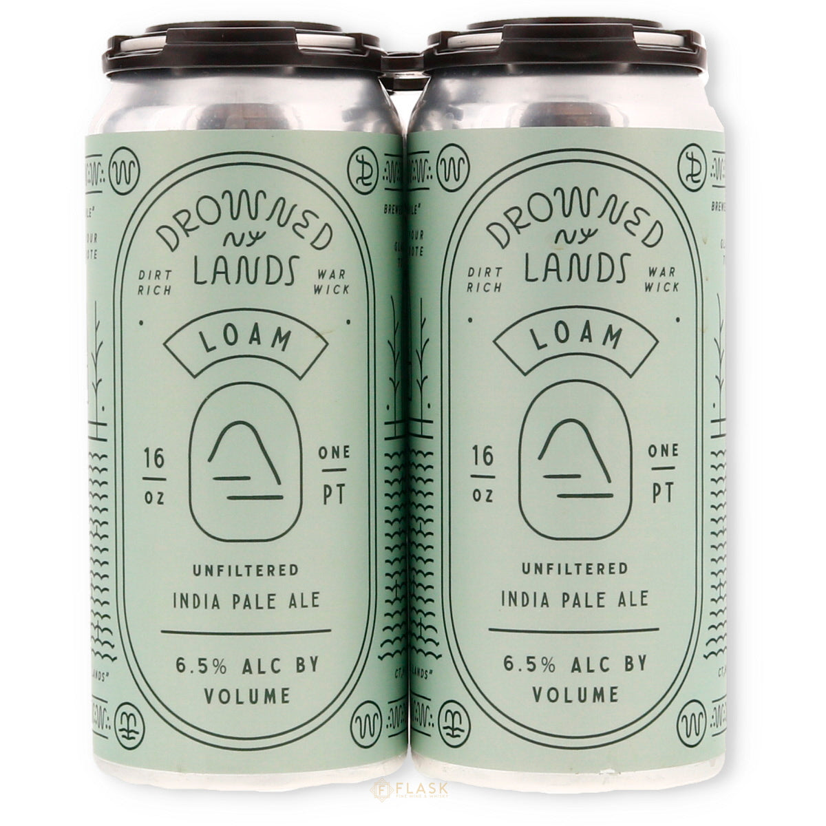 Drowned Lands Loam Hazy IPA 4pk 16oz can