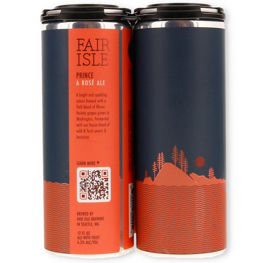 Fair Isle Prince Rose Saison Ale 4pk 12oz can
