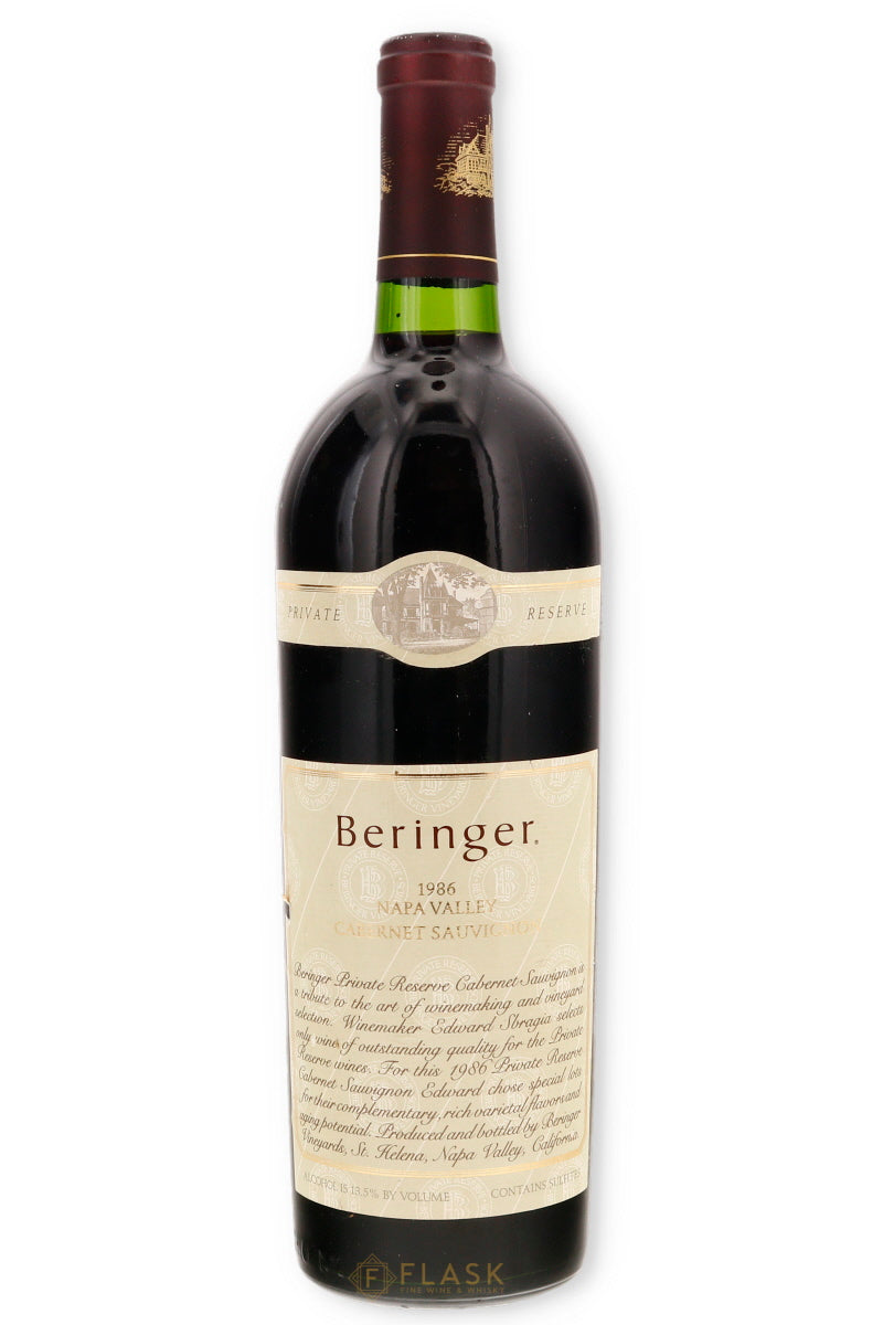 Beringer Private Reserve Cabernet Sauvignon 1986