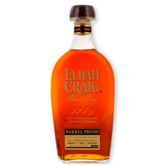Elijah Craig Barrel Proof Batch A125 118.2 proof