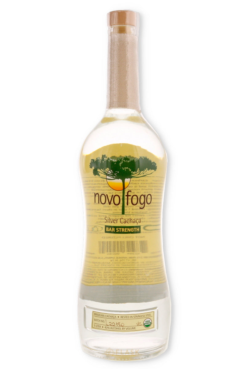 Novo Fogo Silver Cachaca Bar Strength 1 Liter