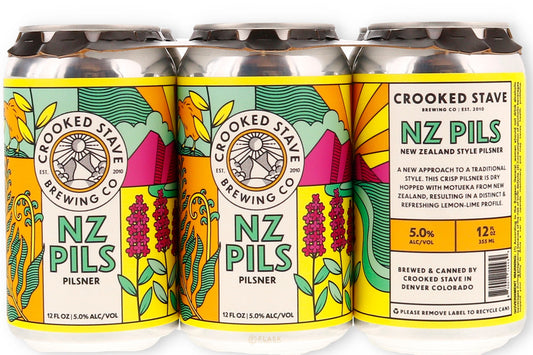 Crooked Stave NZ Pilsner 6pk can
